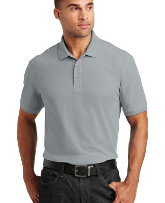 Port Authority K100    Core Classic Pique Polo in Gusty grey
