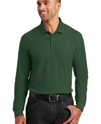 Port Authority K100LS    Long Sleeve Core Classic  Deep For Green