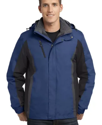 Port Authority J321    Colorblock 3-in-1 Jacket Ad Blu/Blk/Gry