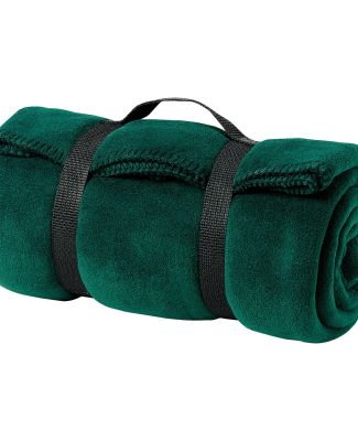 Port Authority BP10    - Value Fleece Blanket with in Dark green