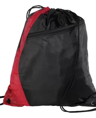 Port Authority BG80    -  Colorblock Cinch Pack Red/Black