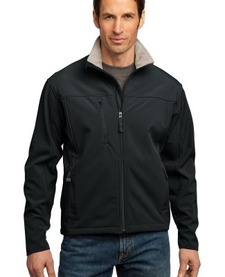Port Authority TLJ790    Tall Glacier   Soft Shell in Black/chrome