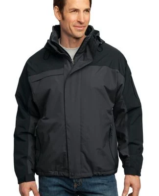 Port Authority TLJ792    Tall Nootka Jacket in Graphite/black