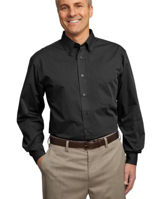 Port Authority TLS613    Tall Tonal Pattern Easy C in Dark charcoal