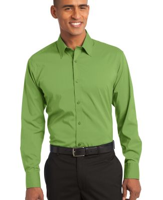 Port Authority S646    Stretch Poplin Shirt in Wintergreen
