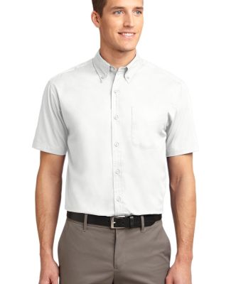 Port Authority TLS508    Tall Short Sleeve Easy Ca in White