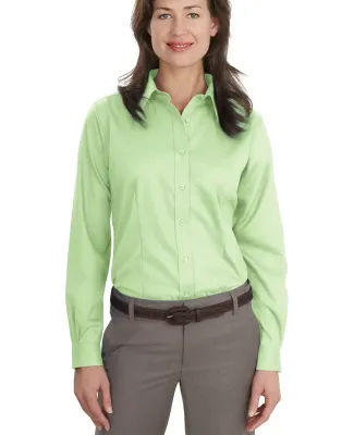Port Authority L638    Ladies Non-Iron Twill Shirt Green Mist