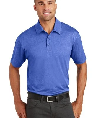 Port Authority K576    Trace Heather Polo in True royal hth