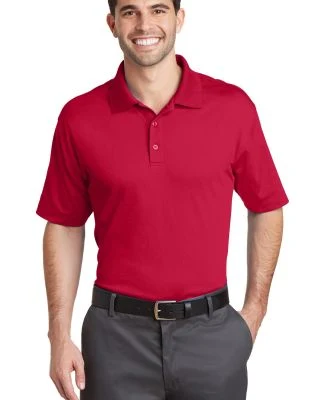 Port Authority K573    Rapid Dry   Mesh Polo in Engine red
