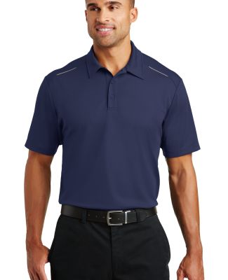 Port Authority K580    Pinpoint Mesh Polo in True navy