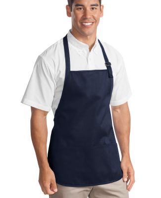 Port Authority A510    Medium-Length Apron with Po in Navy
