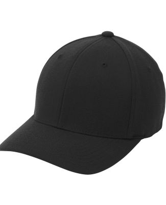 Port Authority C928    Flexfit   Wool Blend Cap in Black
