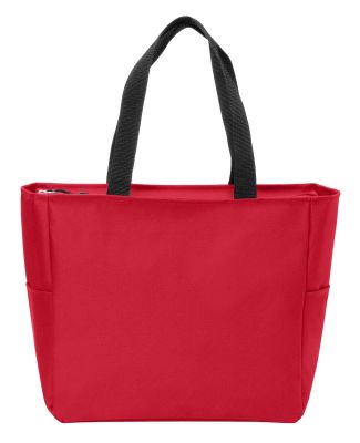 Port Authority BG410    Essential Zip Tote in Chili red