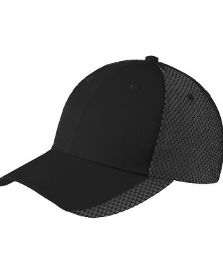 Port Authority C923    Two-Color Mesh Back Cap in Black/white