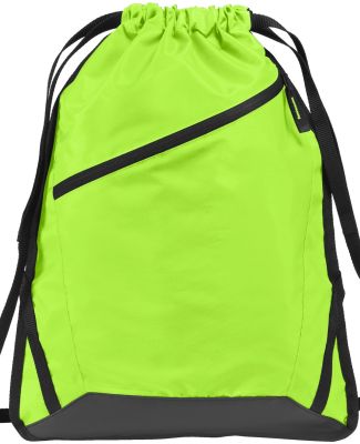 Port Authority BG616    Zip-It Cinch Pack in Lime shock/blk