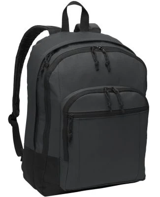 Port Authority BG204    Basic Backpack in Dark charcoal