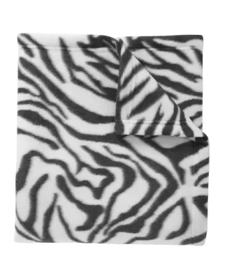 Port Authority BP61    Core Printed Fleece Blanket Zebra Print