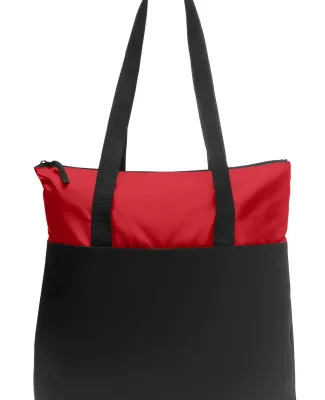 Port Authority BG407    Zip-Top Convention Tote Red/Black