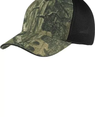 Port Authority C912    Camouflage Cap with Air Mes MO Infin/Black