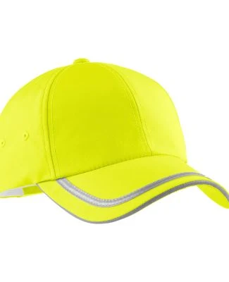 Port Authority C836    Enhanced Visibility Cap in Safety yellow
