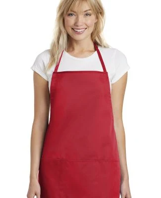 Port Authority A525    Medium-Length Apron in Red