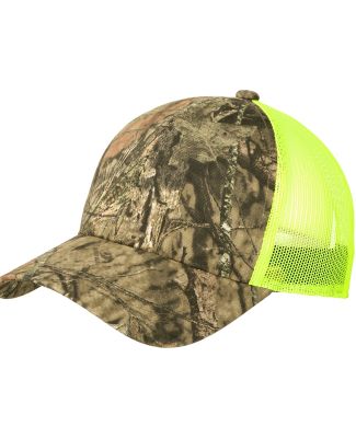 Port Authority C930    Structured Camouflage Mesh  in Mobu co/ne ylw
