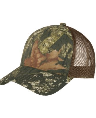 Port Authority C930    Structured Camouflage Mesh  in Mo nbu/brown