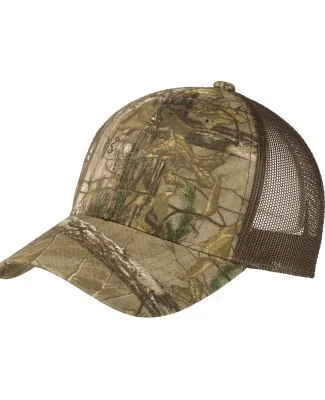 Port Authority C930    Structured Camouflage Mesh  in Rt extra/brown