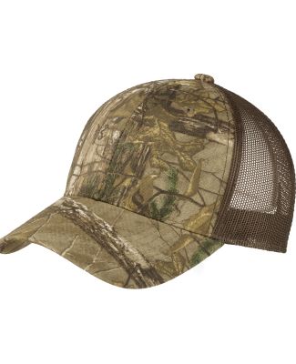 Port Authority C930 Structured Camouflage Mesh in Rt extra/brown