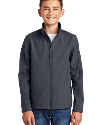 Port Authority Y317    Youth Core Soft Shell Jacke in Battleship gry