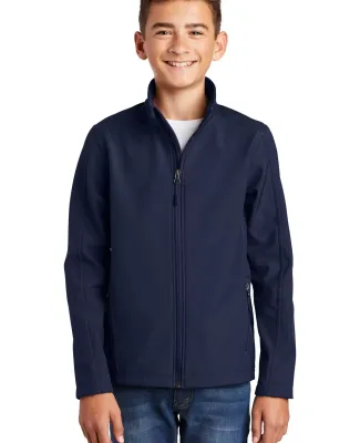 Port Authority Y317    Youth Core Soft Shell Jacke Dress Blue Nvy