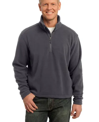 Port Authority TLF218    Tall Value Fleece 1/4-Zip Iron Grey