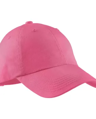 Port Authority LPWU    Ladies Garment Washed Cap Bright Pink