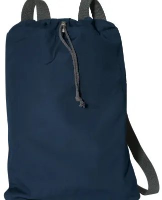 Port Authority B119    Canvas Cinch Pack Navy
