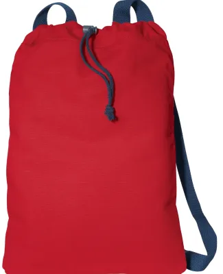 Port Authority B119    Canvas Cinch Pack Chili Red