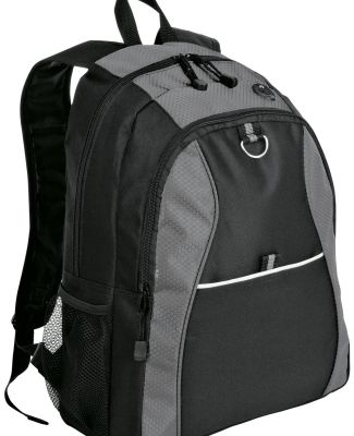 Port Authority BG1020    Contrast Honeycomb Backpa in Grey/black