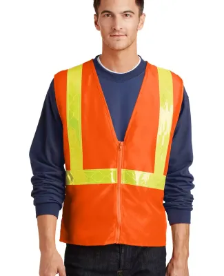 Port Authority SV01    Enhanced Visibility Vest Safety Orange