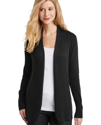 Port Authority LSW289    Ladies Open Front Cardiga in Black