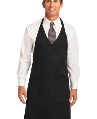 Port Authority A704    Easy Care Tuxedo Apron with Black