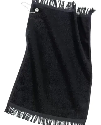 Port Authority PT40    - Grommeted Fingertip Towel Black
