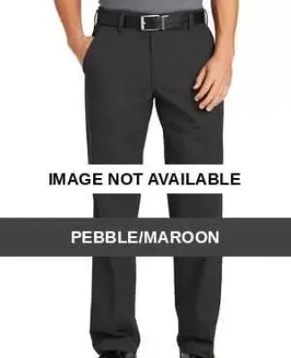 Port Authority PWTTU ® - Garment Dyed 2-Tone Cap Pebble/Maroon