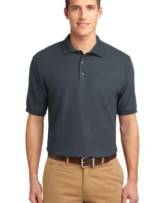 Port Authority TLK500    Tall Silk Touch Polo in Steel grey