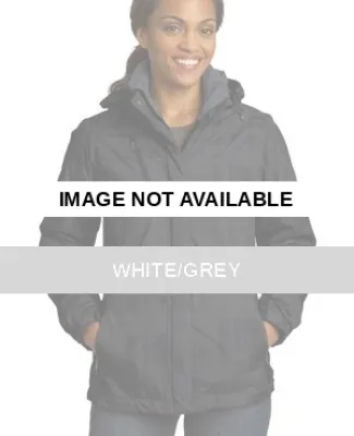 Port Authority L320    Ladies Brushstroke Print In White/Grey