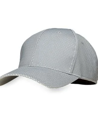 Port Authority YC833    Youth Pro Mesh Cap in Silver