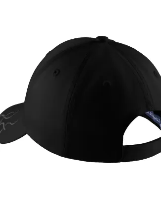 Port Authority C857    Racing Cap with Flames Black/Charcoal