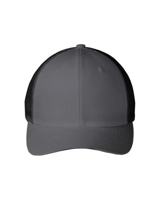 Port Authority C812    Flexfit   Mesh Back Cap in Graphite/black