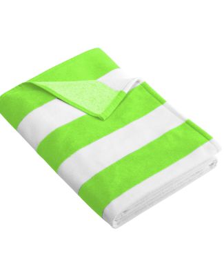Port Authority PT43 Port & Company   Cabana Stripe in Bright lime