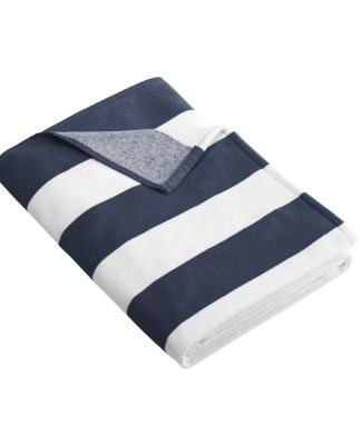 Port Authority PT43 Port & Company   Cabana Stripe in Navy