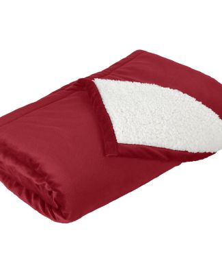 Port Authority BP40    Mountain Lodge Blanket in Red rhubarb