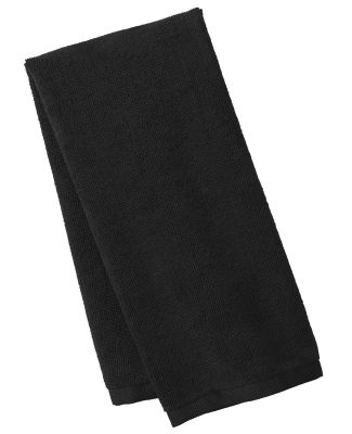 Port Authority TW540    Microfiber Golf Towel in Black